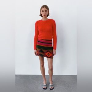 Zara faux fur sweater